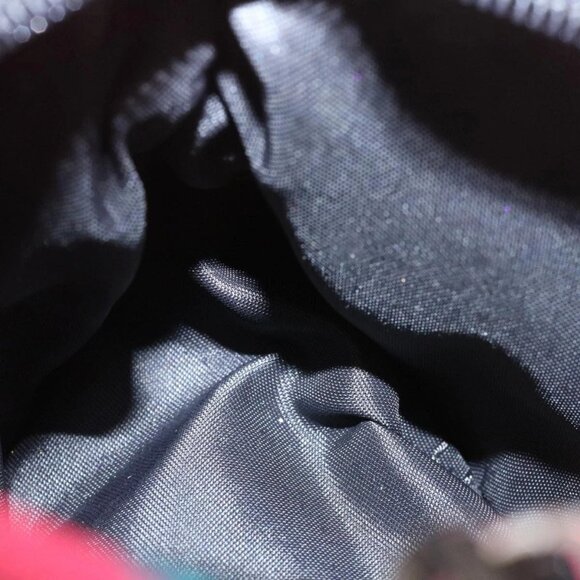 GUCCI Floral Pouch Nylon Pink Auth fm1065 - Picture 11 of 16